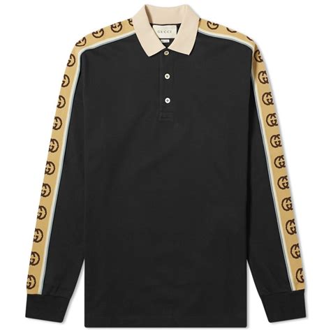 gucci long sleeve t shirt women's|gucci long sleeve polo shirt.